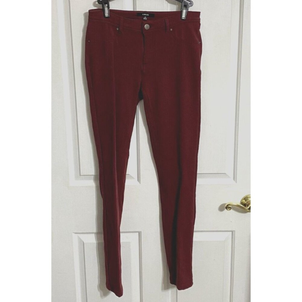Labijou Jeggings Womens Size M Wine